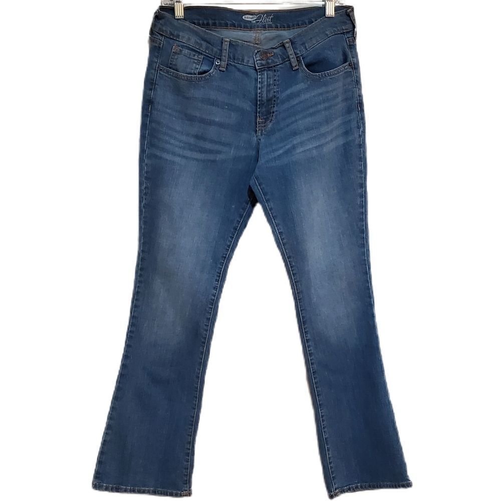 Old Navy The Flirt Medium Wash Faded Jeans Women's Size 10 Short - Picture 1 of 6